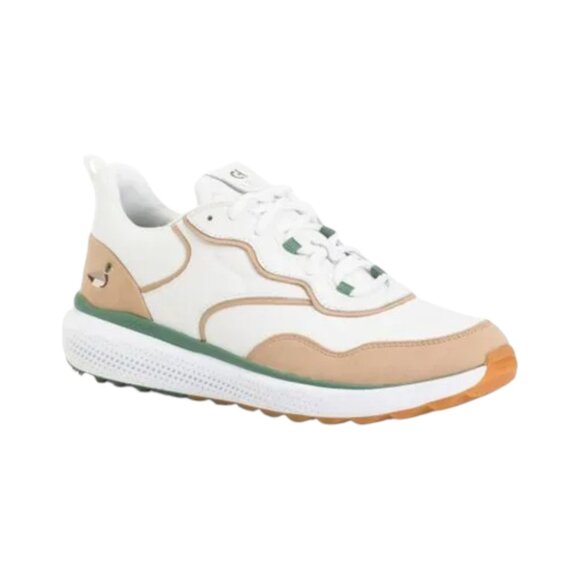 COLE HAAN Shoes - COLE HAAN Birch/White Leather Zerogrand Fairway Ii Golf Sneakers